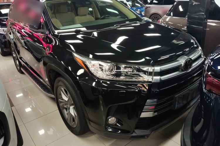 Used Toyota Highlander 2018 2.0T Four-Wheel Drive Ultimate Edition 7-Seater Emission Standard China V Front Right 45 Deg