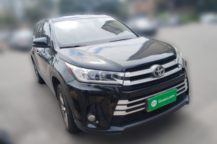 Used Toyota Highlander 2018 2.0T Four-Wheel Drive Elite Edition 7 Seats China VI Standard Front Right 45 Deg