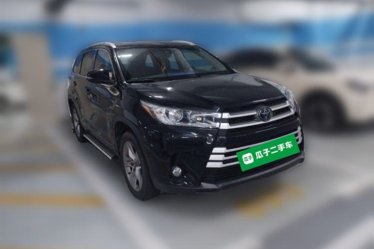 Used Toyota Highlander 2018 2.0T Four-Wheel Drive Luxury Version 7 Seats China VI Standard Front Right 45 Deg