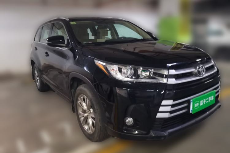 Used Toyota Highlander 2018 2.0T Four-Wheel Drive Elite Edition 7 Seats China VI Standard Front Right 45 Deg