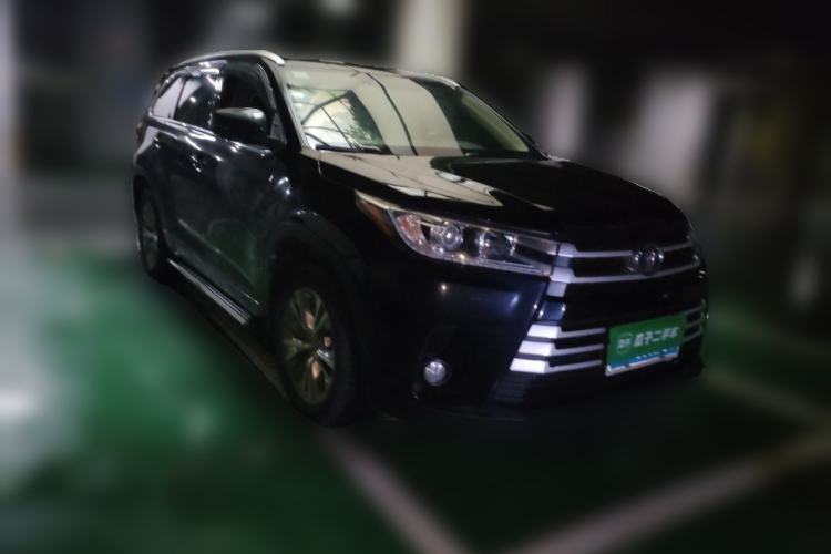 Used Toyota Highlander 2018 2.0T Four-Wheel Drive Elite Edition 7 Seats China VI Standard Front Right 45 Deg
