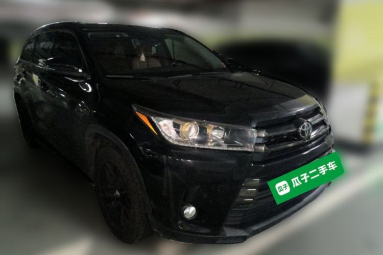 Used Toyota Highlander 2018 2.0T Four-Wheel Drive Knight Edition 7 Seats China VI Standard Front Right 45 Deg