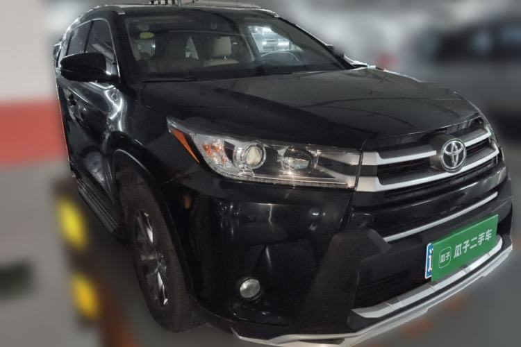 Used Toyota Highlander 2018 2.0T Four-Wheel Drive Elite Edition 7 Seats China V Standard Front Right 45 Deg