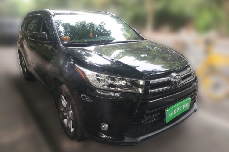 Used Toyota Highlander 2018 2.0T Four-Wheel Drive Ultimate Edition 7-Seater Emission Standard China V Front Right 45 Deg