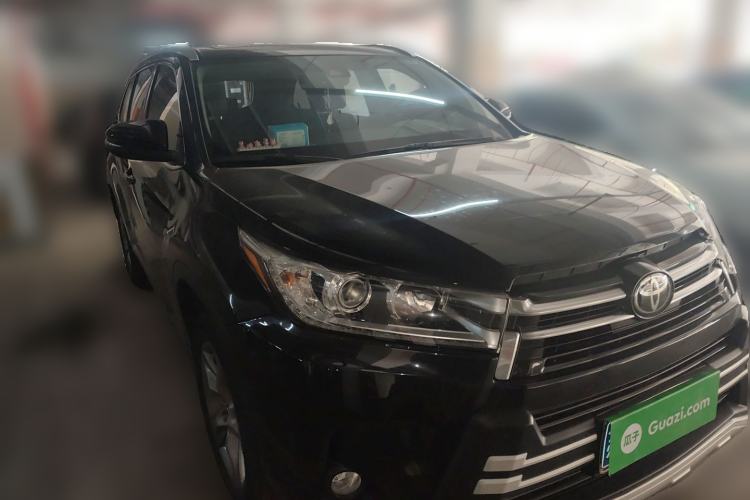 Used Toyota Highlander 2018 2.0T Two-Wheel Drive Prestige Version 7 Seats China V Emission Standard Front Right 45 Deg