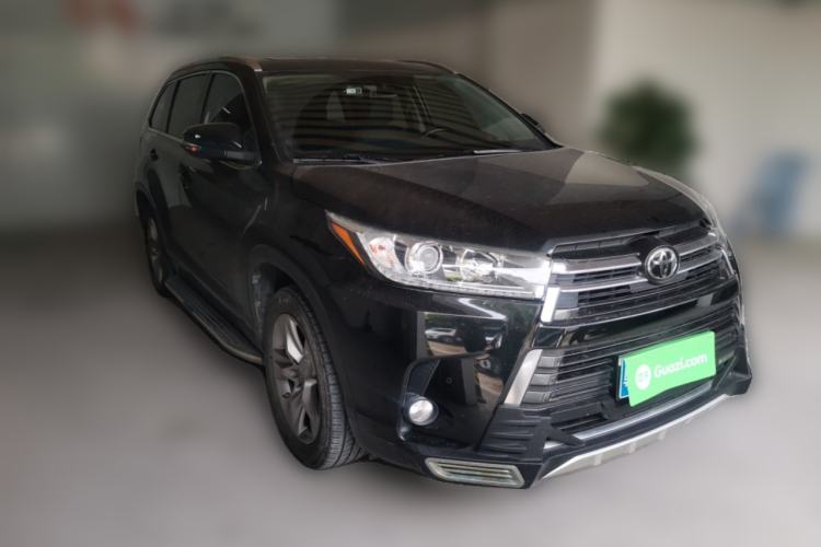 Used Toyota Highlander 2018 2.0T Four-Wheel Drive Prestige Version 7 Seats China VI Standard Front Right 45 Deg