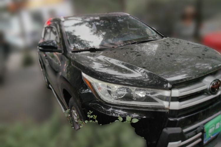 Used Toyota Highlander 2018 2.0T Four-Wheel Drive Luxury Edition 7 Seats China V Emission Standard Front Right 45 Deg