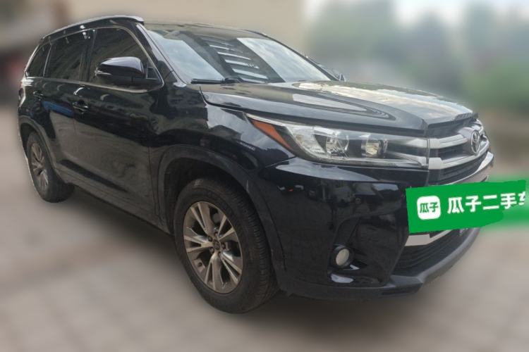 Used Toyota Highlander 2018 2.0T Four-Wheel Drive Elite Edition 7 Seats China V Standard Front Right 45 Deg