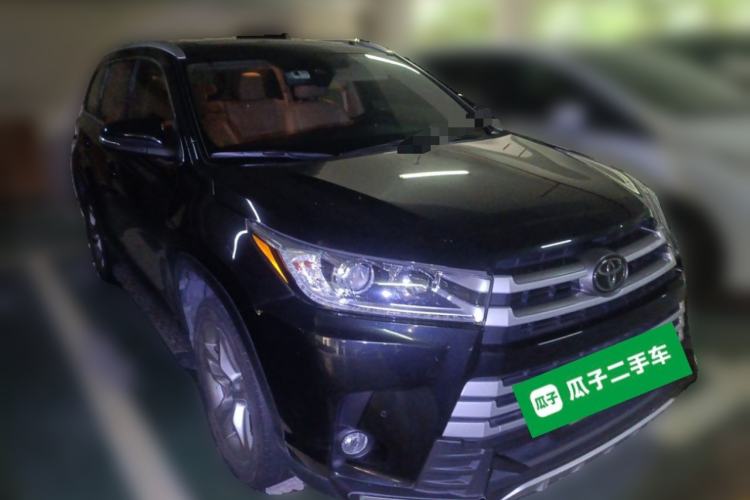 Used Toyota Highlander 2018 2.0T Four-Wheel Drive Luxury Version 7 Seats China VI Standard Front Right 45 Deg