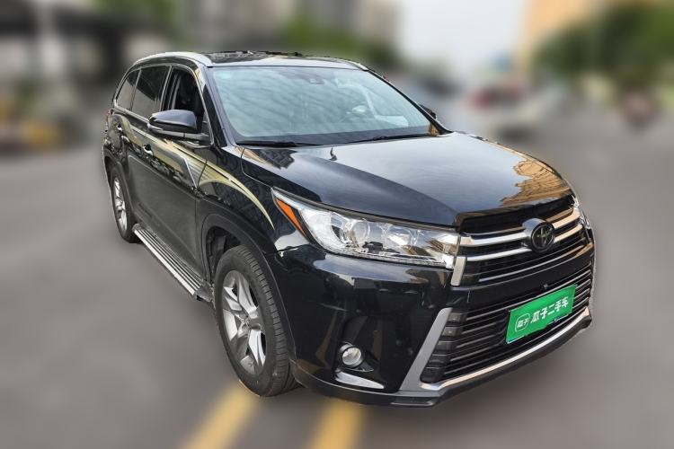 Used Toyota Highlander 2018 2.0T Four-Wheel Drive Prestige Version 7 Seats China VI Standard Front Right 45 Deg