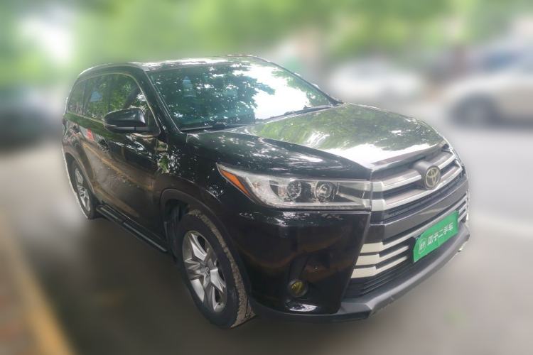 Used Toyota Highlander 2018 2.0T Four-Wheel Drive Luxury Edition 7 Seats China V Emission Standard Front Right 45 Deg