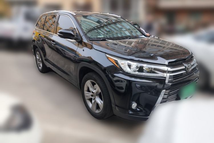 Used Toyota Highlander 2018 2.0T Four-Wheel Drive Prestige Version 7 Seats China V Emission Standard Front Right 45 Deg