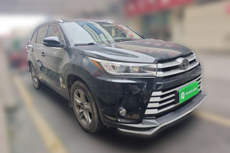 Used Toyota Highlander 2018 2.0T Four-Wheel Drive Luxury Edition 7 Seats China V Emission Standard Front Right 45 Deg