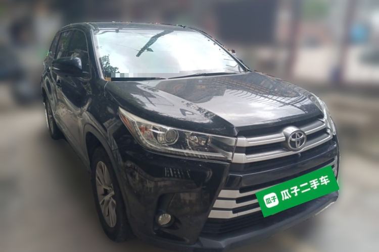 Used Toyota Highlander 2018 2.0T Four-Wheel Drive Elite Edition 7 Seats China VI Standard Front Right 45 Deg