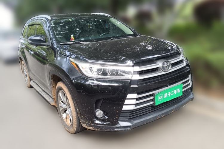 Used Toyota Highlander 2018 2.0T Four-Wheel Drive Elite Edition 7 Seats China VI Standard Front Right 45 Deg