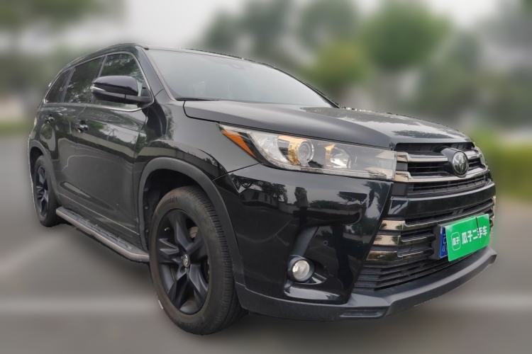 Used Toyota Highlander 2018 2.0T Four-Wheel Drive Knight Edition 7 Seats China VI Standard Front Right 45 Deg