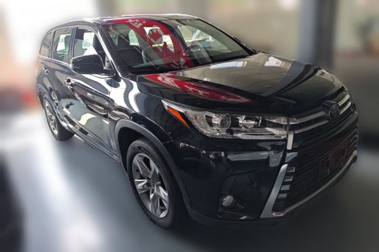Used Toyota Highlander 2018 2.0T Four-Wheel Drive Prestige Version 7 Seats China VI Standard Front Right 45 Deg