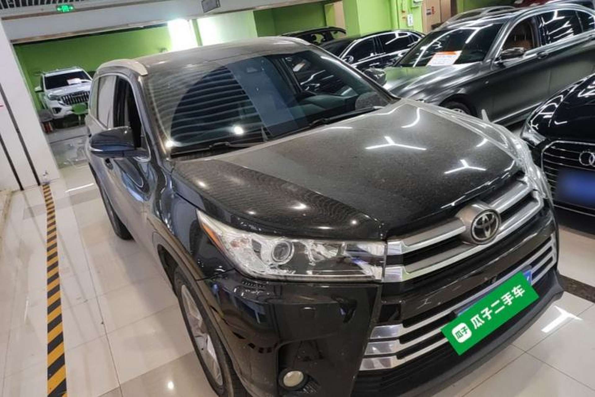 Used Toyota Highlander 2018 2.0T Four-Wheel Drive Supreme Edition 7-Seater China VI Front Right 45 Deg