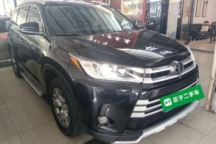 Used Toyota Highlander 2018 2.0T Two-Wheel Drive Elite Version 5 Seats China VI Standard Front Right 45 Deg