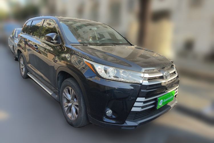Used Toyota Highlander 2018 2.0T Four-Wheel Drive Elite Edition 7 Seats China V Standard Front Right 45 Deg