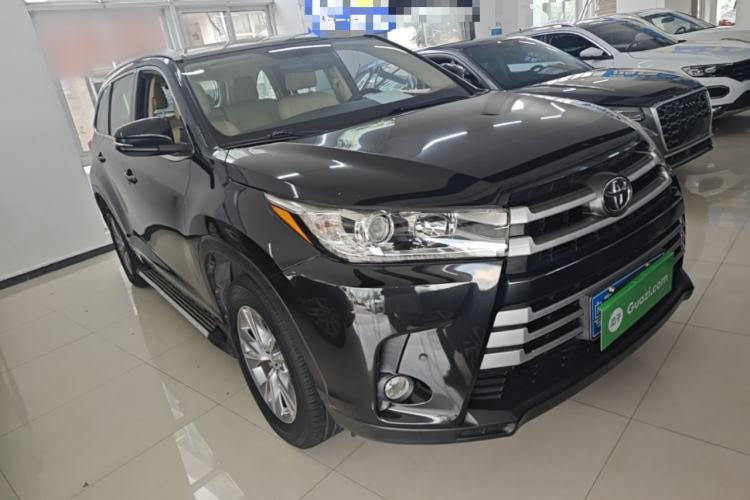 Used Toyota Highlander 2018 2.0T Two-Wheel Drive Elite Edition 7 Seats Emission Standard China V Front Right 45 Deg