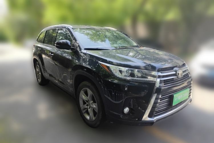 Used Toyota Highlander 2018 2.0T Four-Wheel Drive Prestige Version 7 Seats China VI Standard Front Right 45 Deg