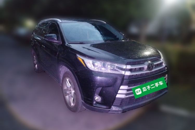 Used Toyota Highlander 2018 2.0T Four-Wheel Drive Luxury Version 7 Seats China VI Standard Front Right 45 Deg