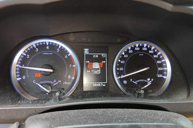 Used Toyota Highlander 2018 2.0T Four-Wheel Drive Prestige Version 7 Seats China VI Standard Instrument Cluster