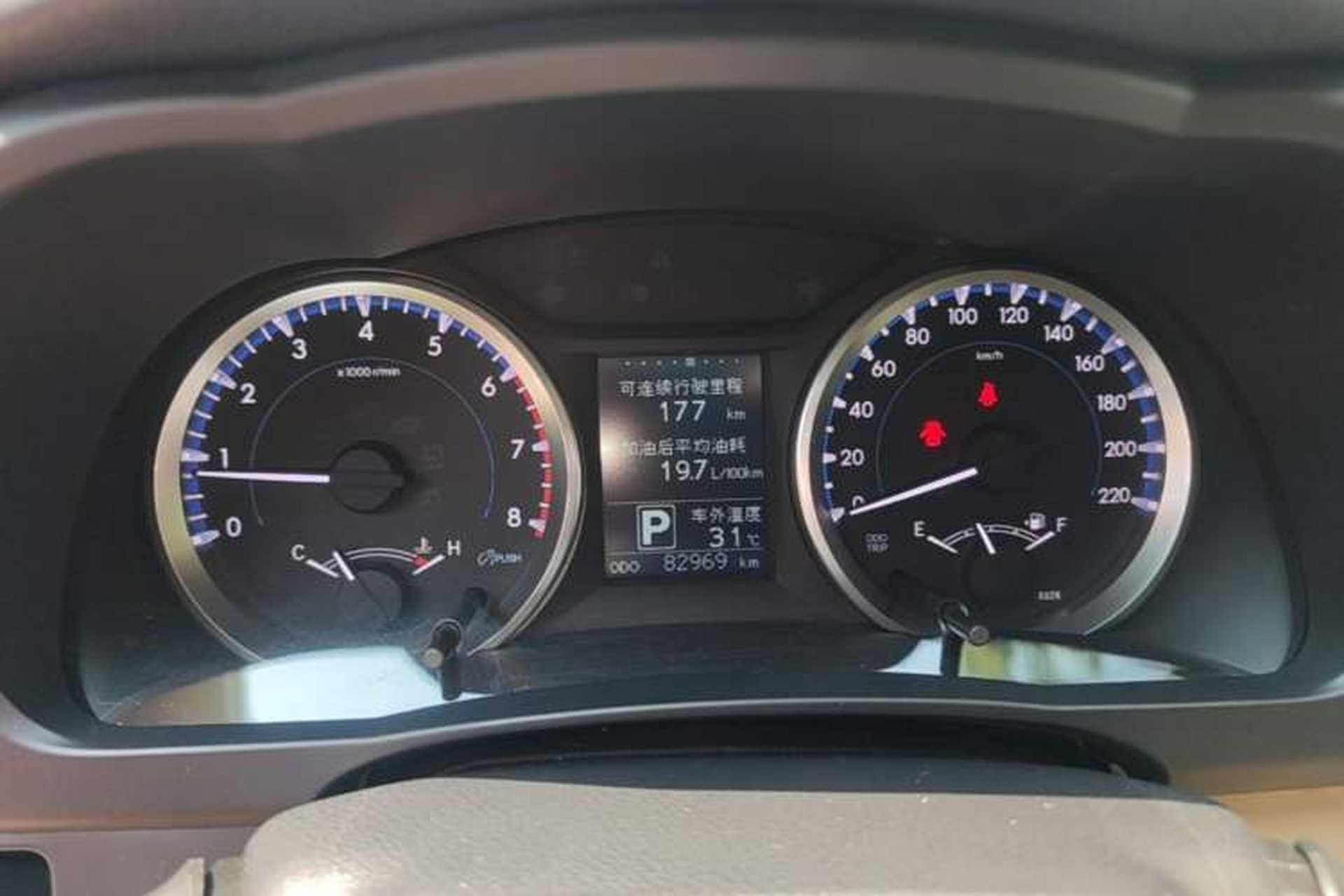 Used Toyota Highlander 2018 2.0T Two-Wheel Drive Elite Version 5 Seats China VI Standard Instrument Cluster
