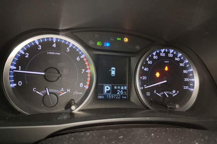 Used Toyota Highlander 2018 2.0T Two-Wheel Drive Elite Version 5 Seats China VI Standard Instrument Cluster