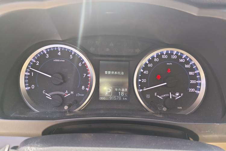 Used Toyota Highlander 2018 2.0T Four-Wheel Drive Elite Edition 7 Seats China V Standard Instrument Cluster