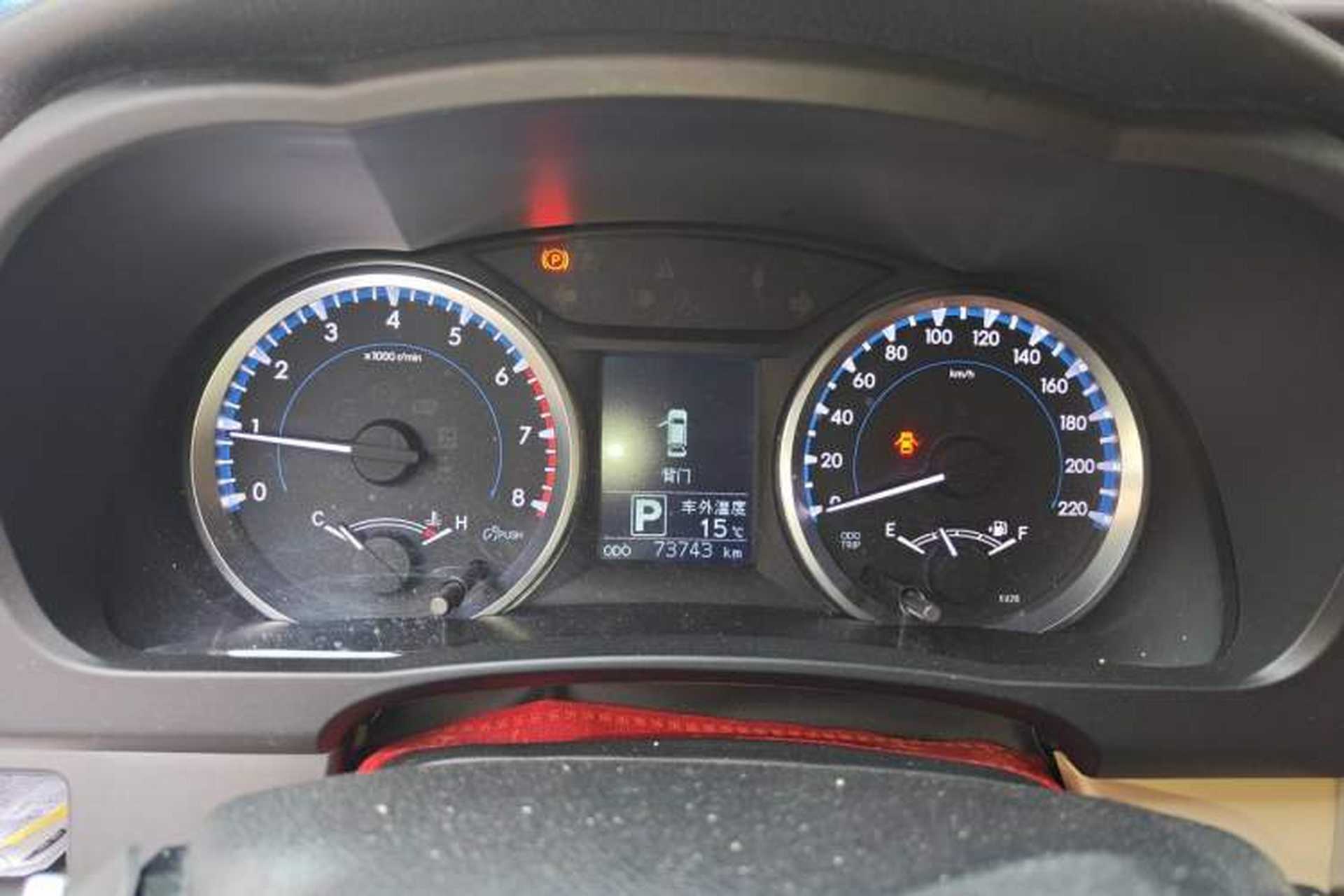 Used Toyota Highlander 2018 2.0T Four-Wheel Drive Elite Edition 7 Seats China VI Standard Instrument Cluster
