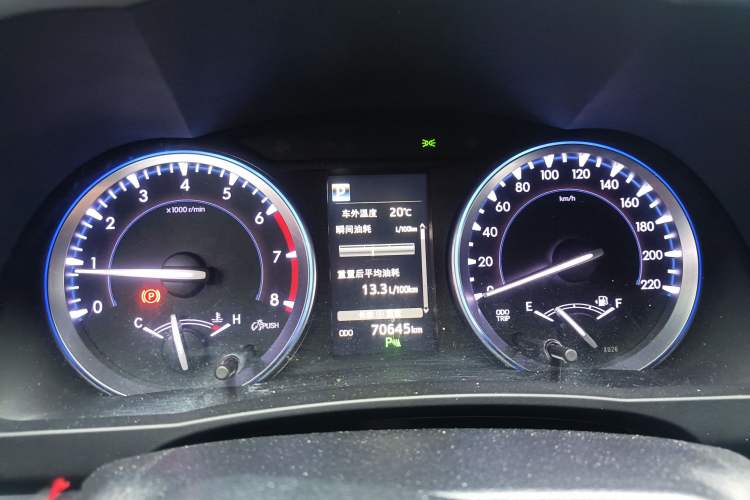 Used Toyota Highlander 2018 2.0T Four-Wheel Drive Prestige Version 7 Seats China V Emission Standard Instrument Cluster