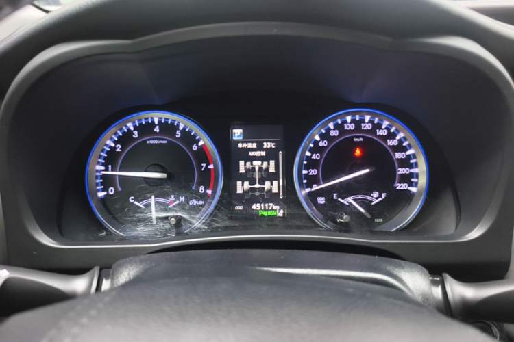 Used Toyota Highlander 2018 2.0T Four-Wheel Drive Supreme Edition 7-Seater China VI Instrument Cluster