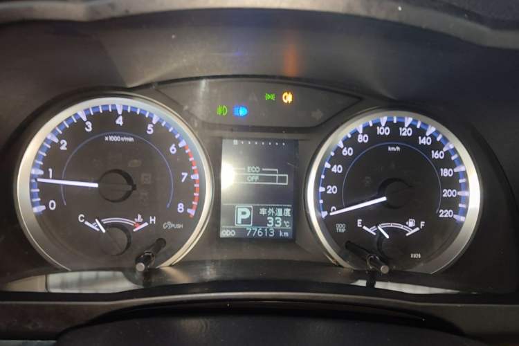 Used Toyota Highlander 2018 2.0T Two-Wheel Drive Elite Version 5 Seats China VI Standard Instrument Cluster