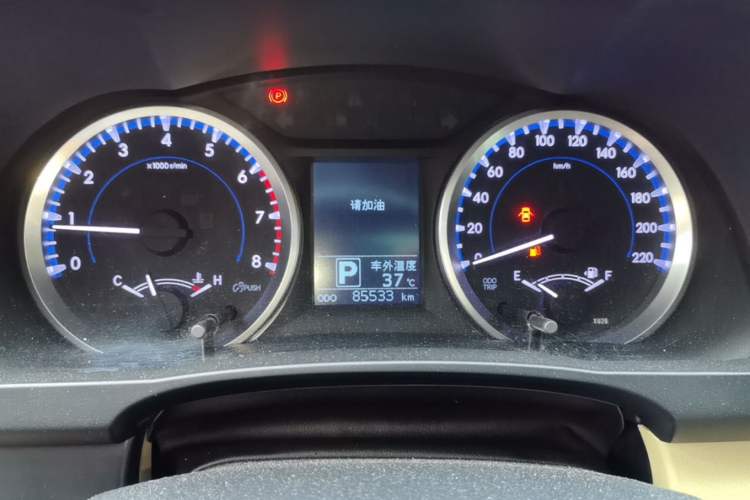 Used Toyota Highlander 2018 2.0T Two-Wheel Drive Elite Edition 7 Seats China VI Standard Instrument Cluster