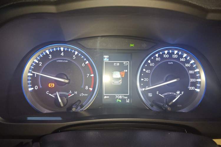 Used Toyota Highlander 2018 2.0T Four-Wheel Drive Prestige Version 7 Seats China V Emission Standard Instrument Cluster