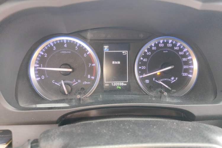 Used Toyota Highlander 2018 2.0T Four-Wheel Drive Prestige Version 7 Seats China V Emission Standard Instrument Cluster