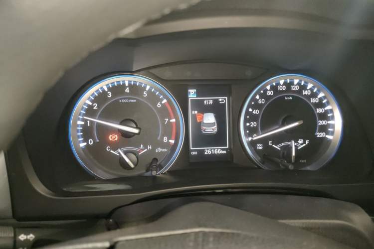 Used Toyota Highlander 2018 2.0T Two-Wheel Drive Prestige Version 7 Seats China V Emission Standard Instrument Cluster