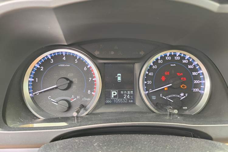 Used Toyota Highlander 2018 2.0T Two-Wheel Drive Elite Edition 7 Seats Emission Standard China V Instrument Cluster