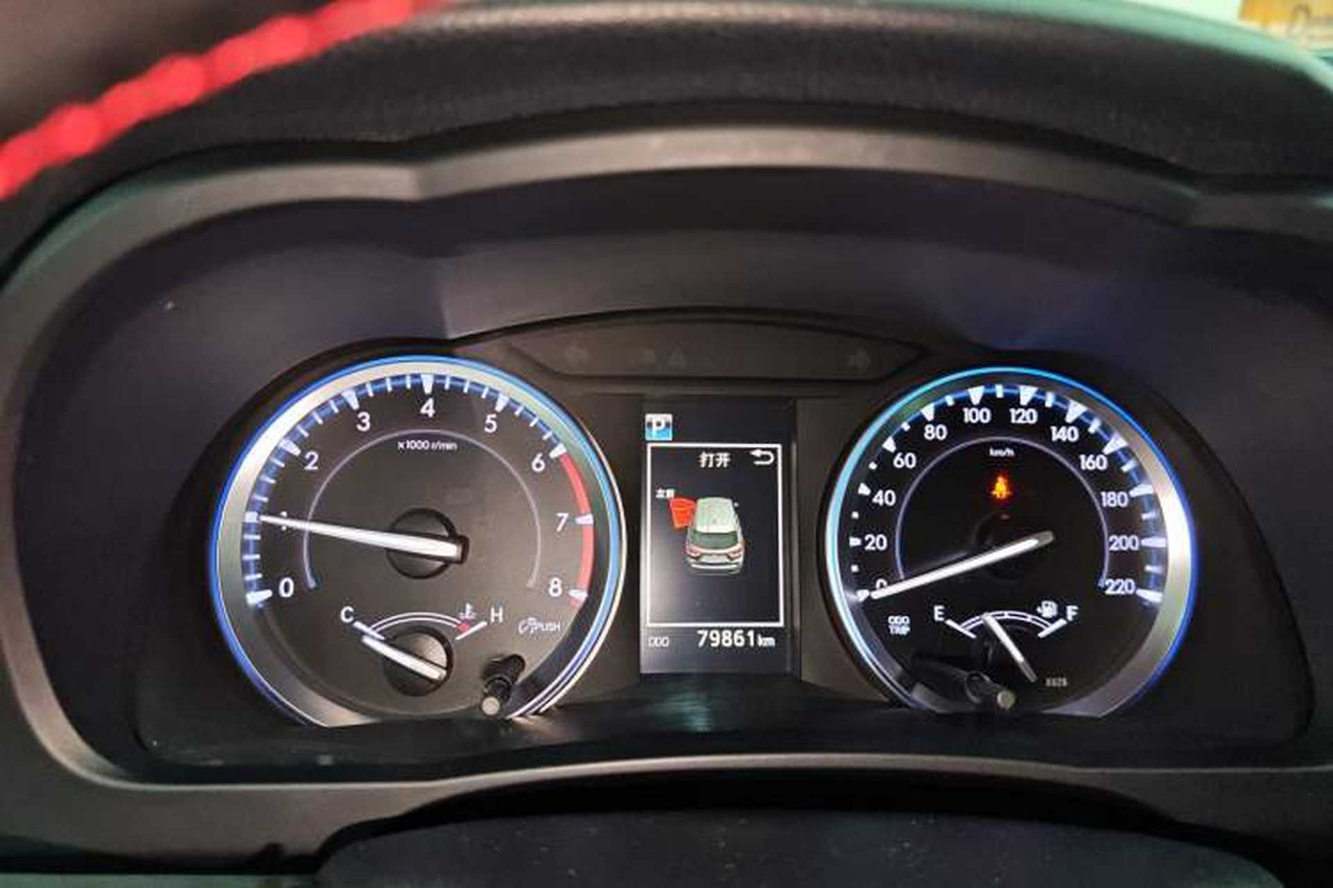 Used Toyota Highlander 2018 2.0T Four-Wheel Drive Luxury Version 7 Seats China VI Standard Instrument Cluster