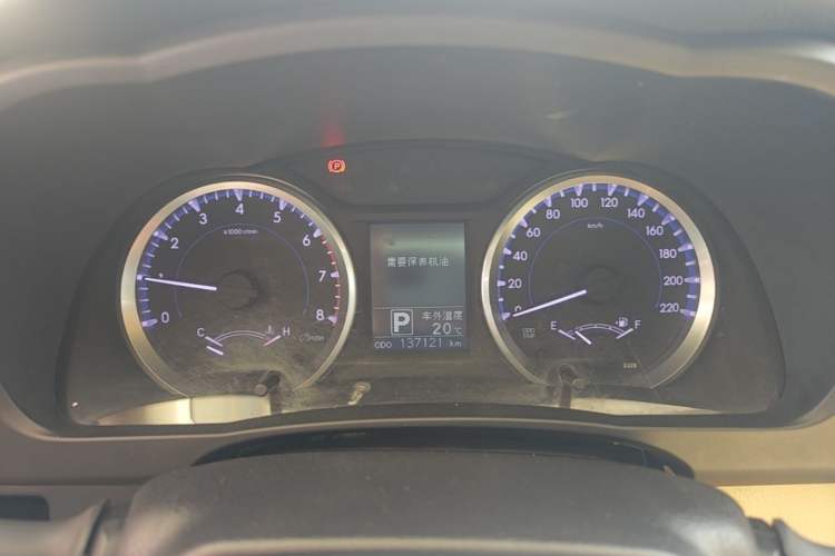 Used Toyota Highlander 2018 2.0T Four-Wheel Drive Elite Edition 7 Seats China VI Standard Instrument Cluster