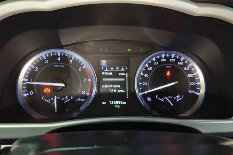 Used Toyota Highlander 2018 2.0T Four-Wheel Drive Knight Edition 7 Seats China VI Standard Instrument Cluster