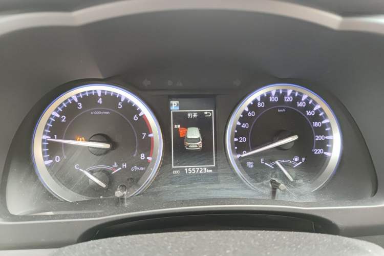 Used Toyota Highlander 2018 2.0T Four-Wheel Drive Knight Edition 7 Seats China VI Standard Instrument Cluster