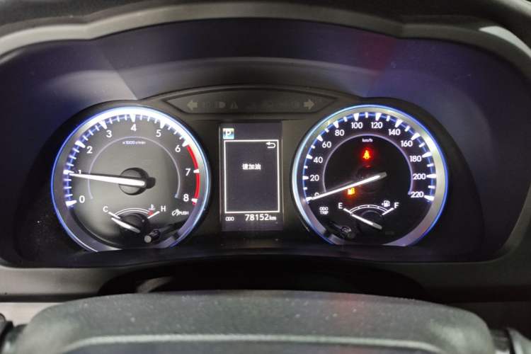 Used Toyota Highlander 2018 2.0T Four-Wheel Drive Prestige Version 7 Seats China VI Standard Instrument Cluster