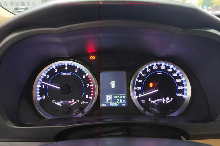 Used Toyota Highlander 2018 2.0T Two-Wheel Drive Elite Edition 7 Seats China VI Standard Instrument Cluster