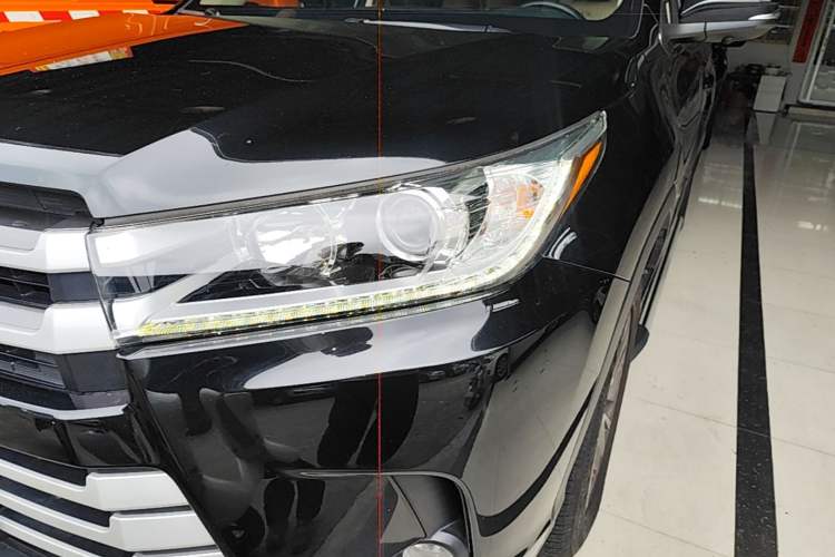 Used Toyota Highlander 2018 2.0T Two-Wheel Drive Elite Edition 7 Seats China VI Standard Left Front Headlight