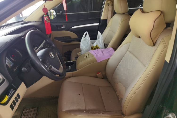 Used Toyota Highlander 2018 2.0T Two-Wheel Drive Elite Version 5 Seats China VI Standard Left Front Seat