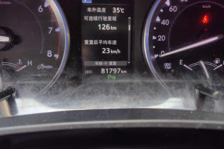 Used Toyota Highlander 2018 2.0T Four-Wheel Drive Luxury Version 7 Seats China VI Standard Odometer Close Up