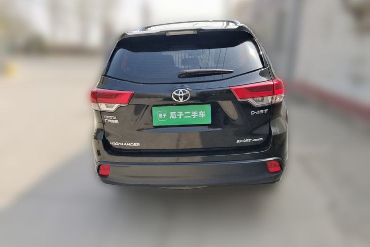 Used Toyota Highlander 2018 2.0T Four-Wheel Drive Luxury Version 7 Seats China VI Standard Rear